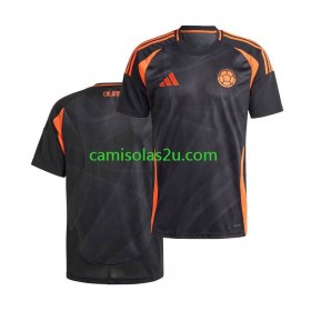 Camisolas de futebol Colômbia Copa America Equipamento Alternativa 2024 Manga Curta